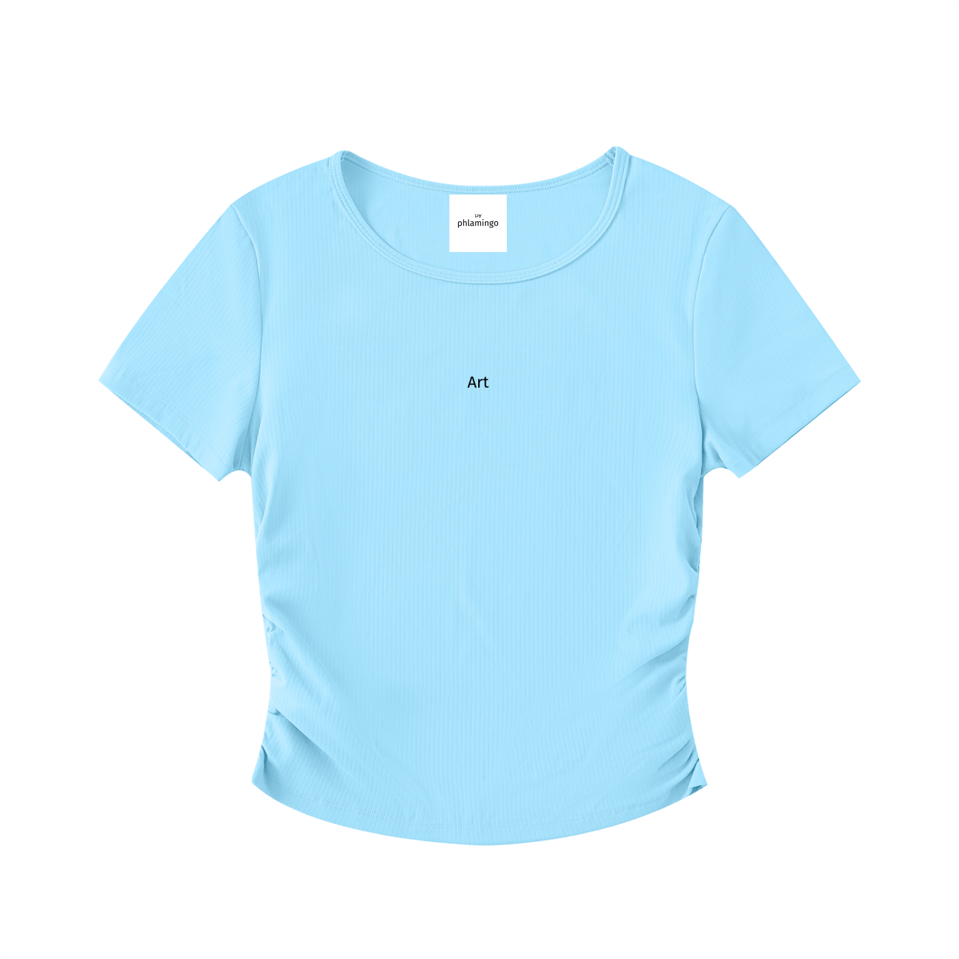 Ruched Bodycon Crop Top
