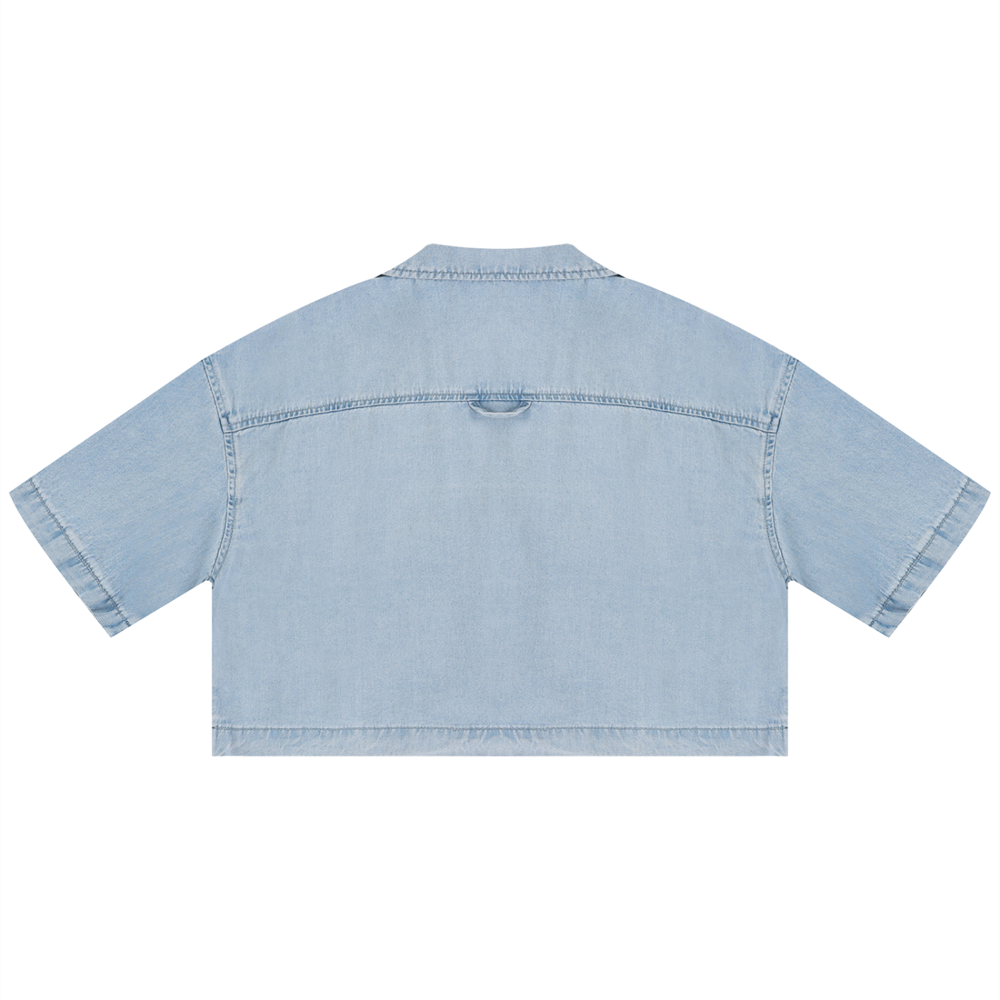 Women's Vintage Wash Boxy Cropped Shirt