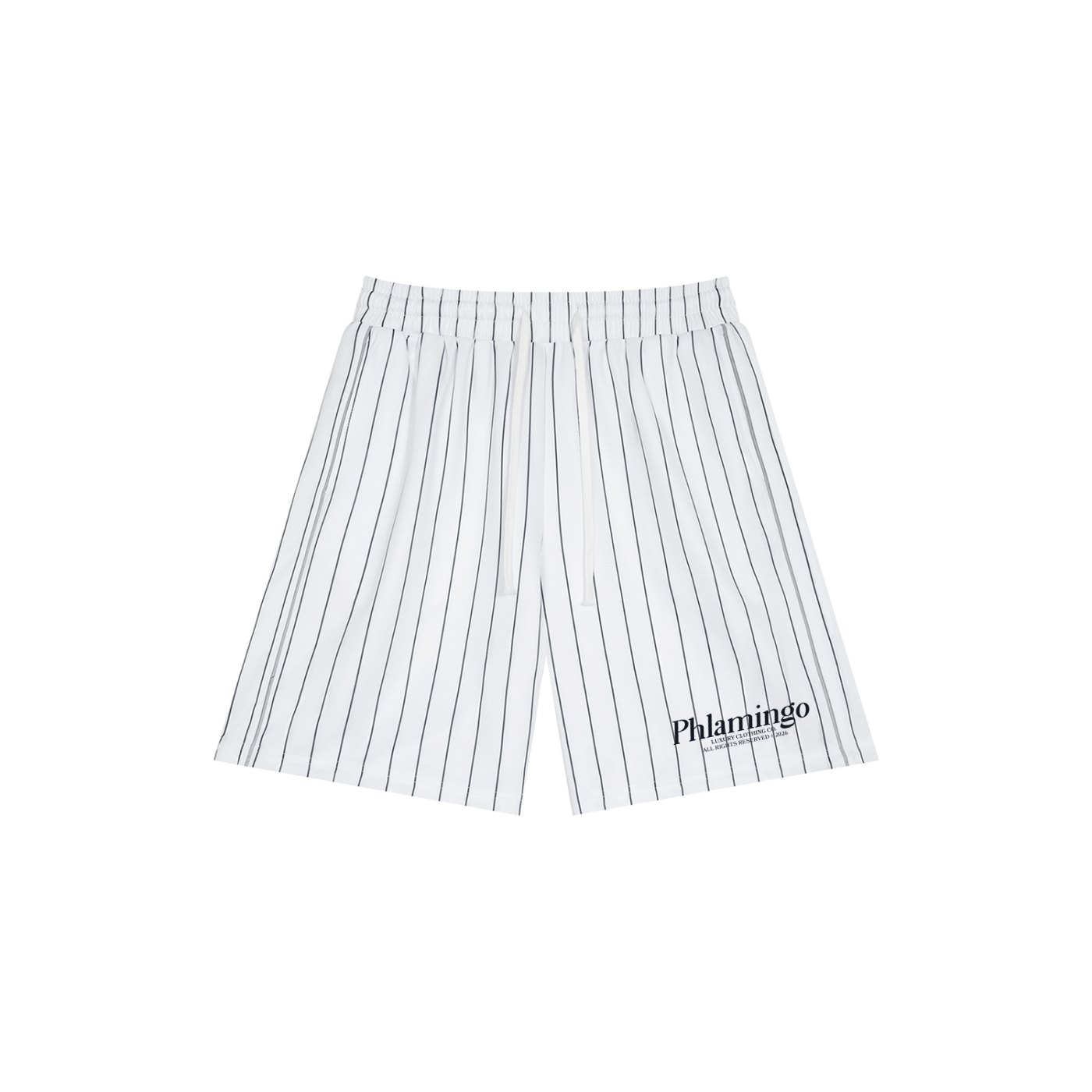 Unisex Striped Loose Fit Shorts