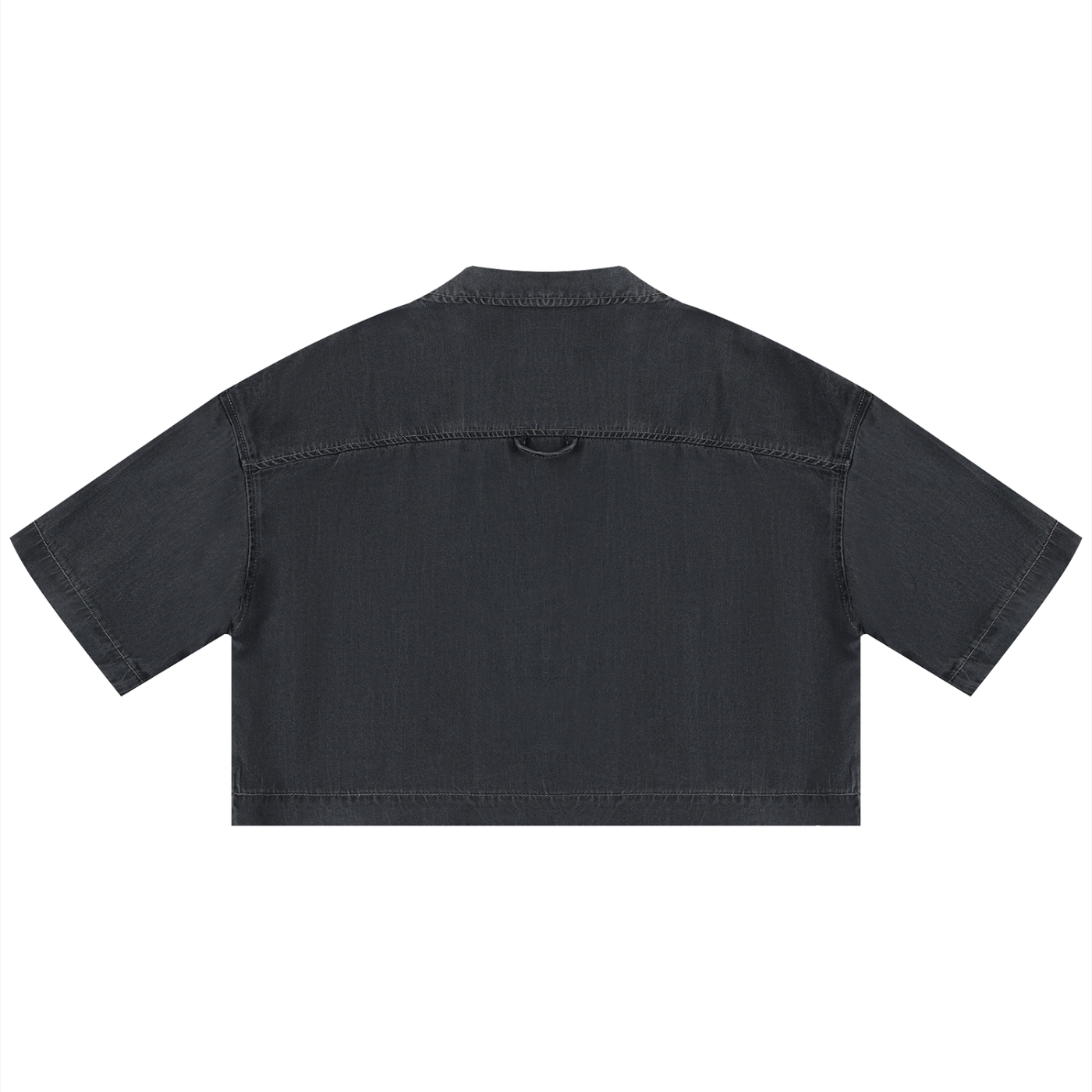 Women's Vintage Wash Boxy Cropped Shirt