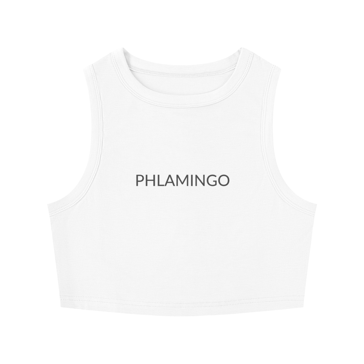 Women's Tight Crewneck Crop Tank Top