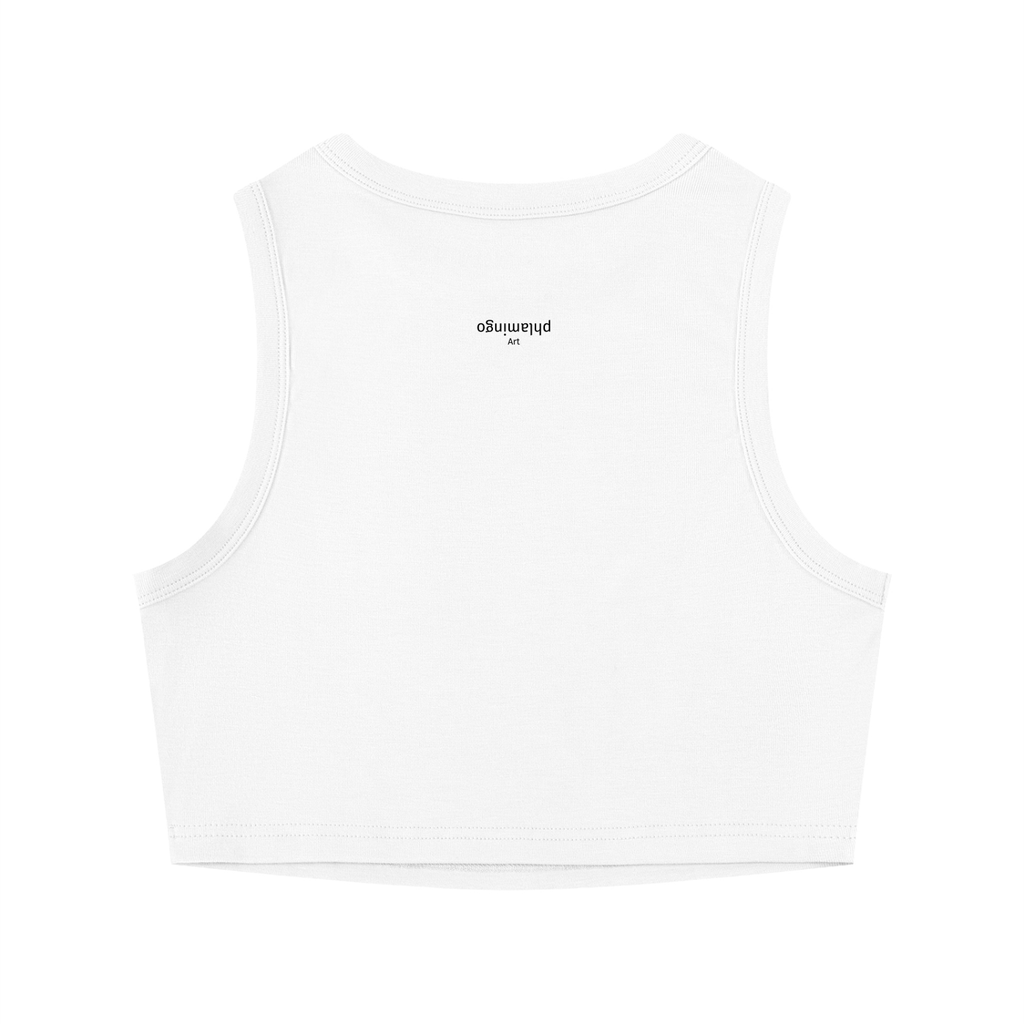Women's Tight Crewneck Crop Tank Top