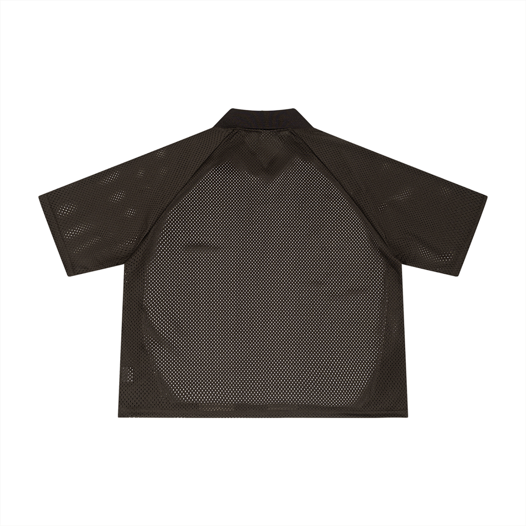 Unisex Striped Mesh Boxy Soccer Jersey