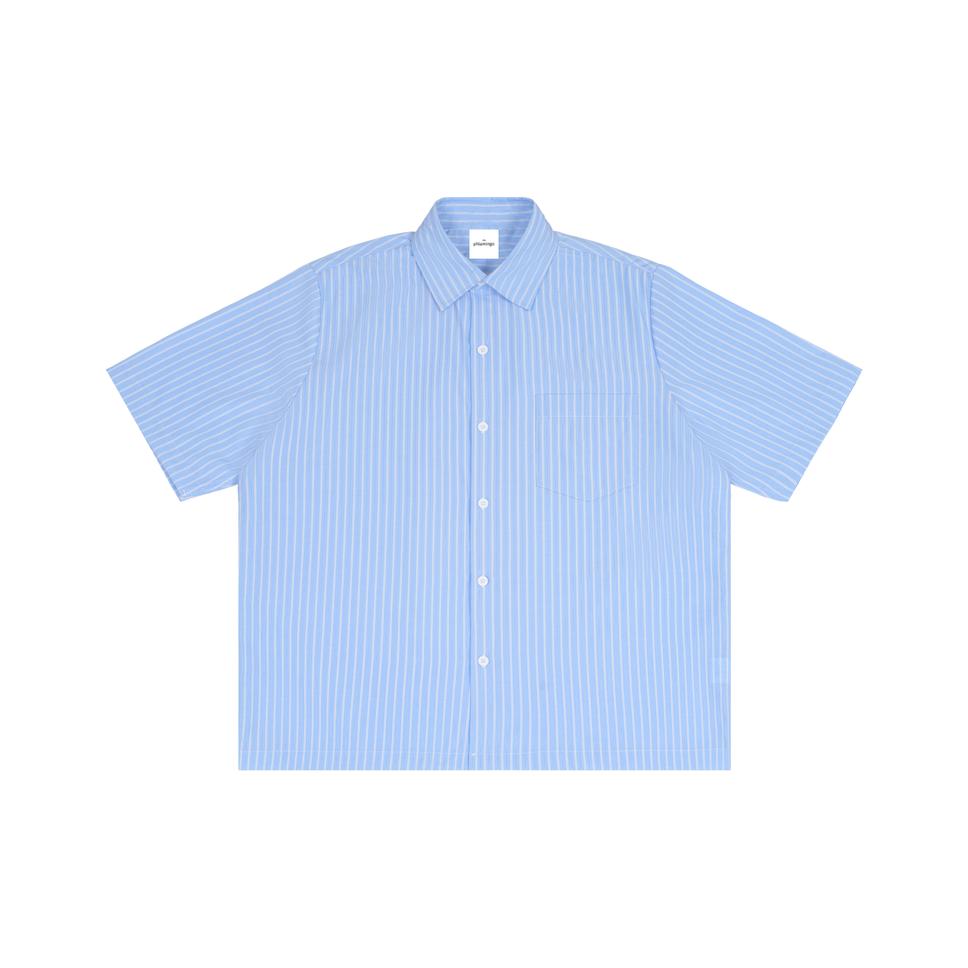 Striped Boxy Short Sleeve Shirt