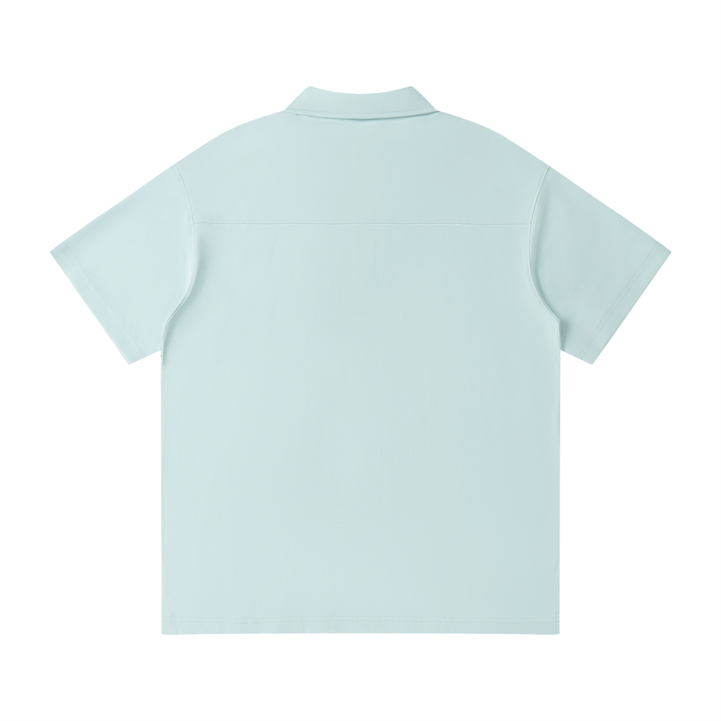 Unisex Quarter-Zip Polo Shirt